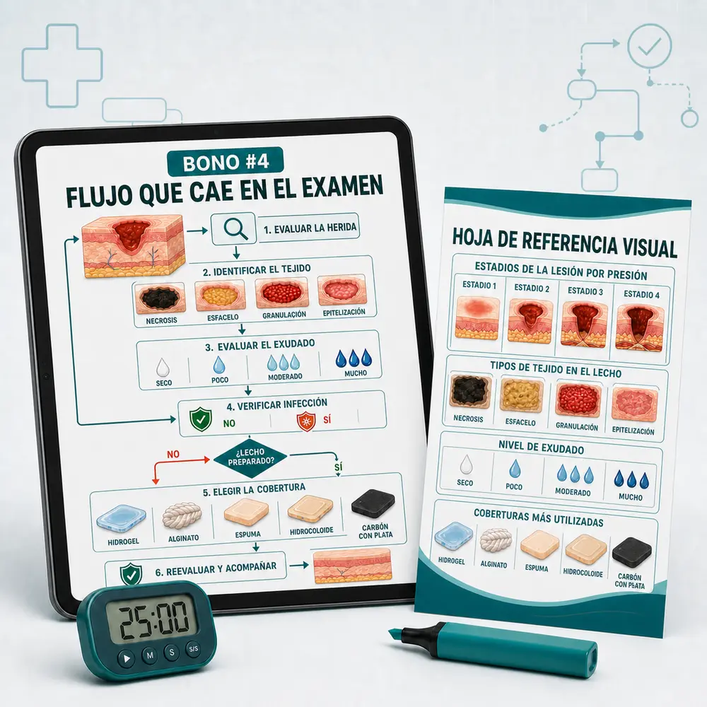 Flujo Que Cae en el Examen + Hoja de Referencia Visual
